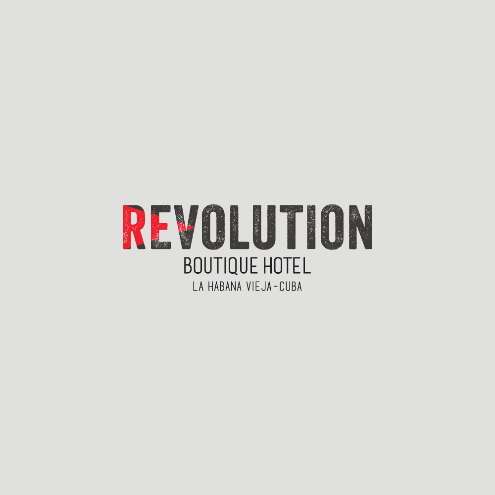identidad de marca revolution hotel
